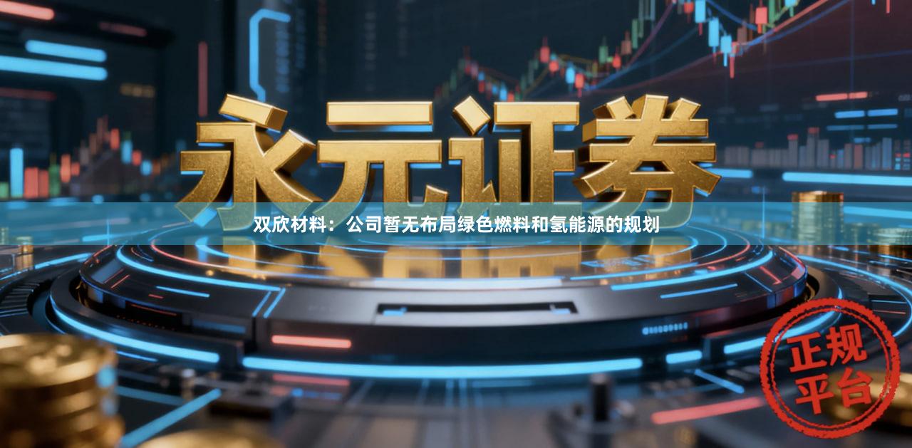 双欣材料：公司暂无布局绿色燃料和氢能源的规划